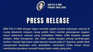 Ilustrasi artikel Tolak Kekerasan Seksual, BEM FISH UNM Akan Terus Mengawal Kasus Rektor UNM.